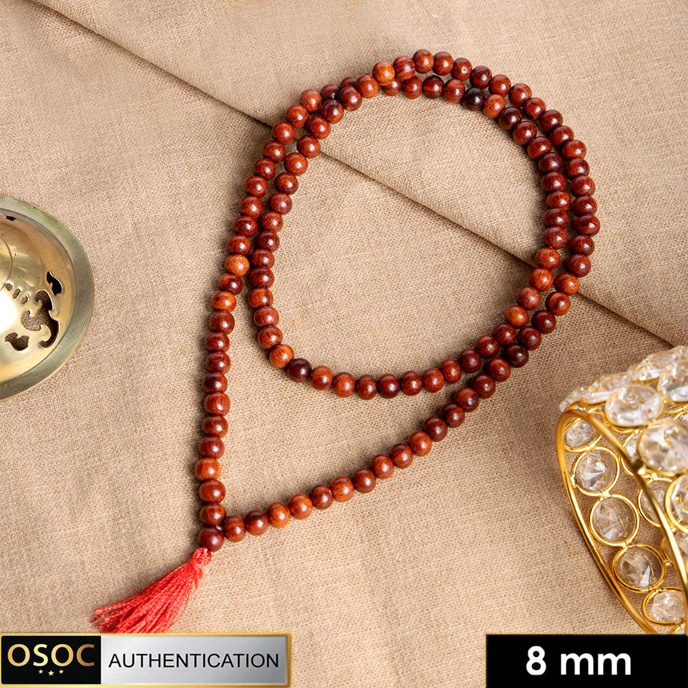 Govt. Lab Certified Original Ebony wood Karungali Mala