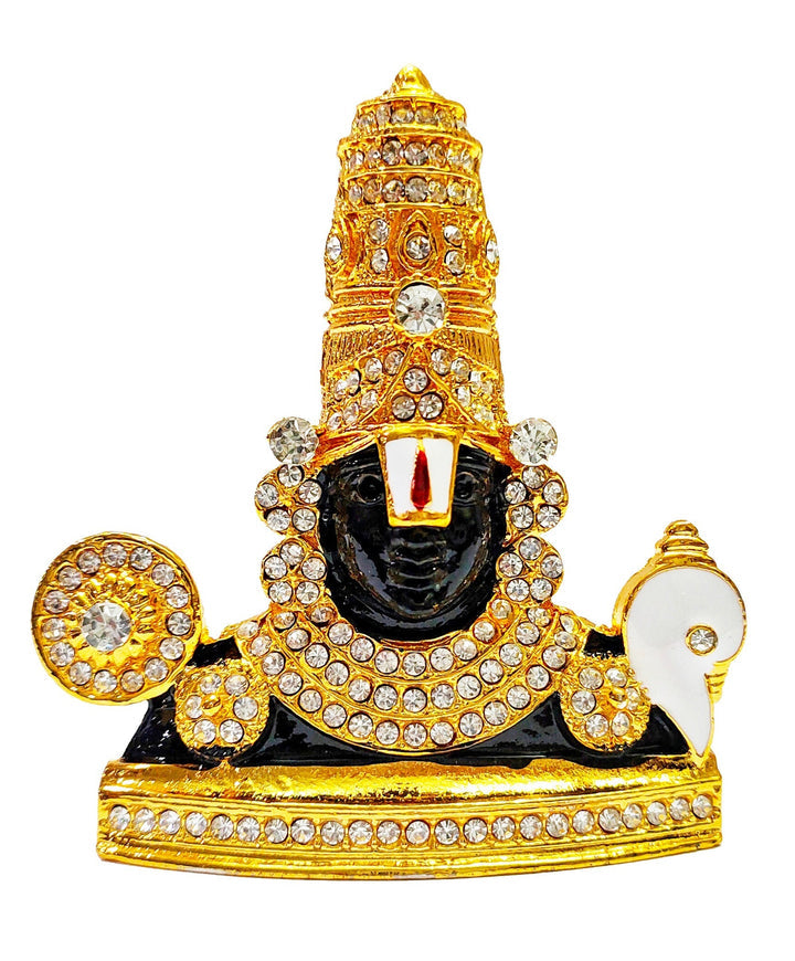 Tirupati Balaji Face Idol -Car Dashboard