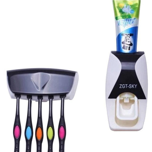 200 Toothpaste Dispenser Tooth Brush With Toothbrush - Springkart 