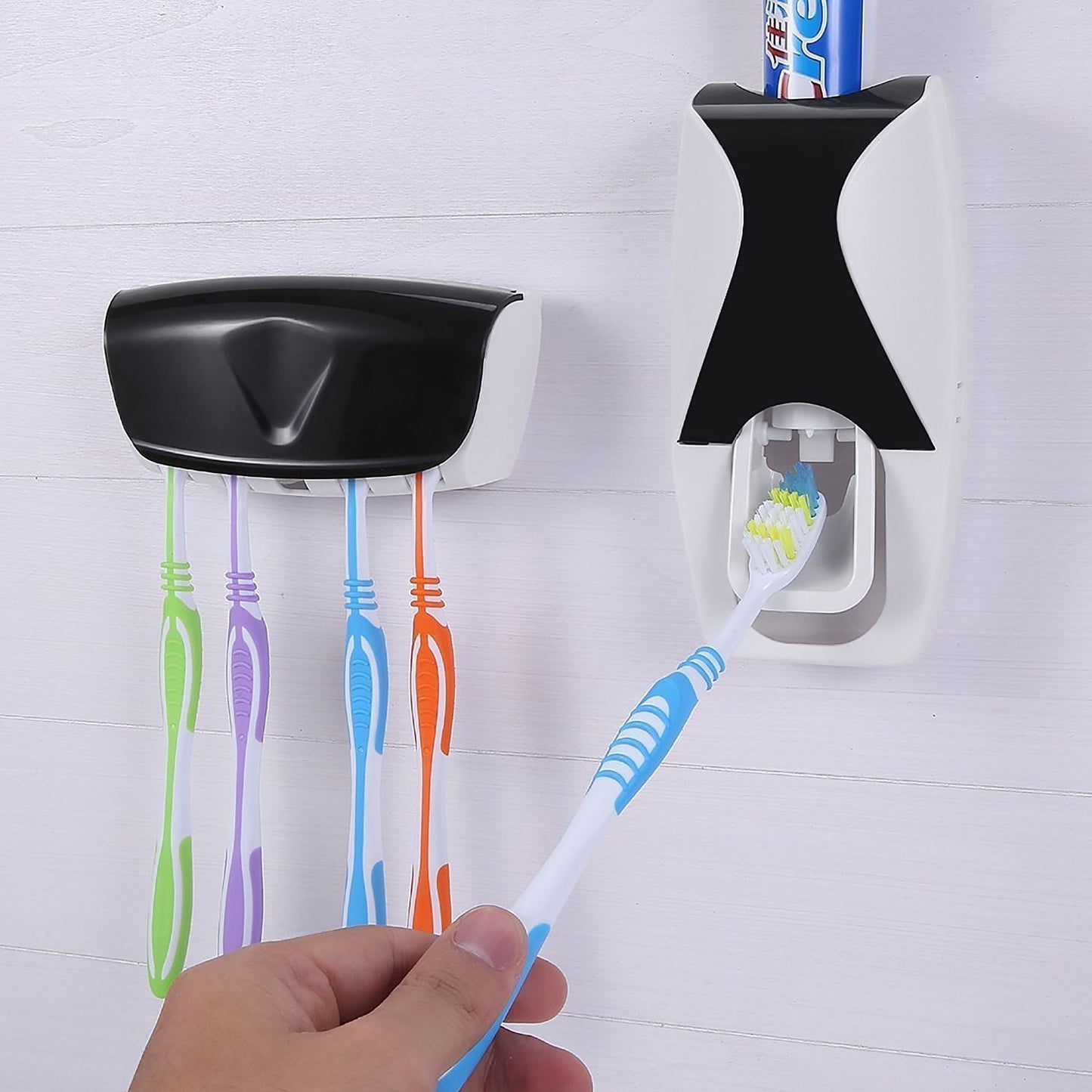 200 Toothpaste Dispenser Tooth Brush With Toothbrush - Springkart 