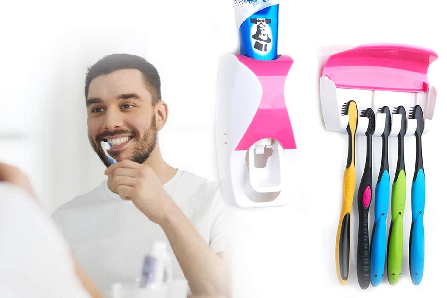200 Toothpaste Dispenser Tooth Brush With Toothbrush - Springkart 