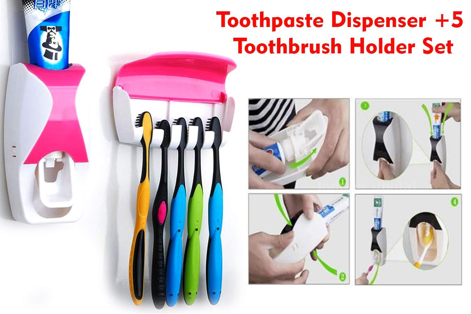 200 Toothpaste Dispenser Tooth Brush With Toothbrush - Springkart 