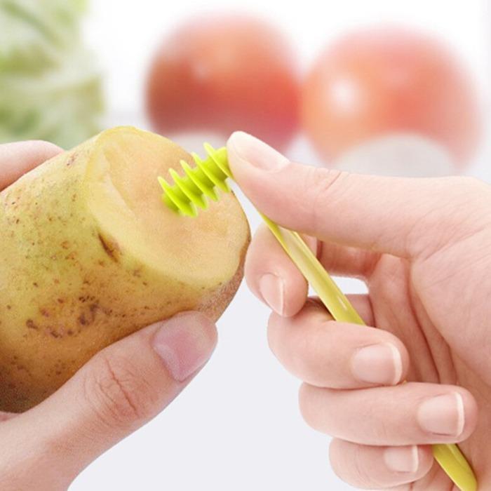 2013 Kitchen Plastic Vegetables Spiral Cutter Spiral Knife Spiral Screw Slicer - Springkart 