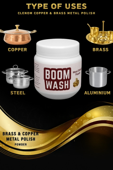 Boom Wash Metal Shining Powder (100 Gm)