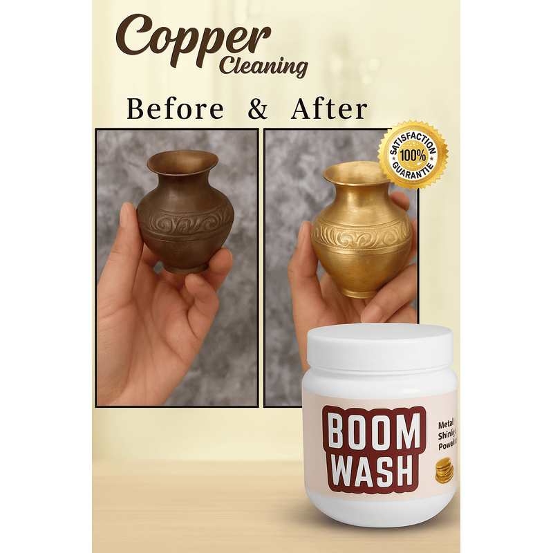 Boom Wash Metal Shining Powder (100 Gm)