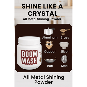 Boom Wash Metal Shining Powder (100 Gm)