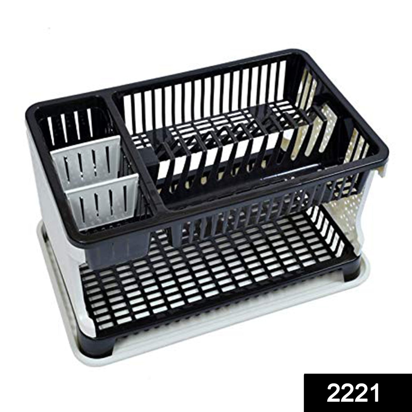 Kitchen Organizer Rack with Water Storing Tray / Dish Rack - Springkart 