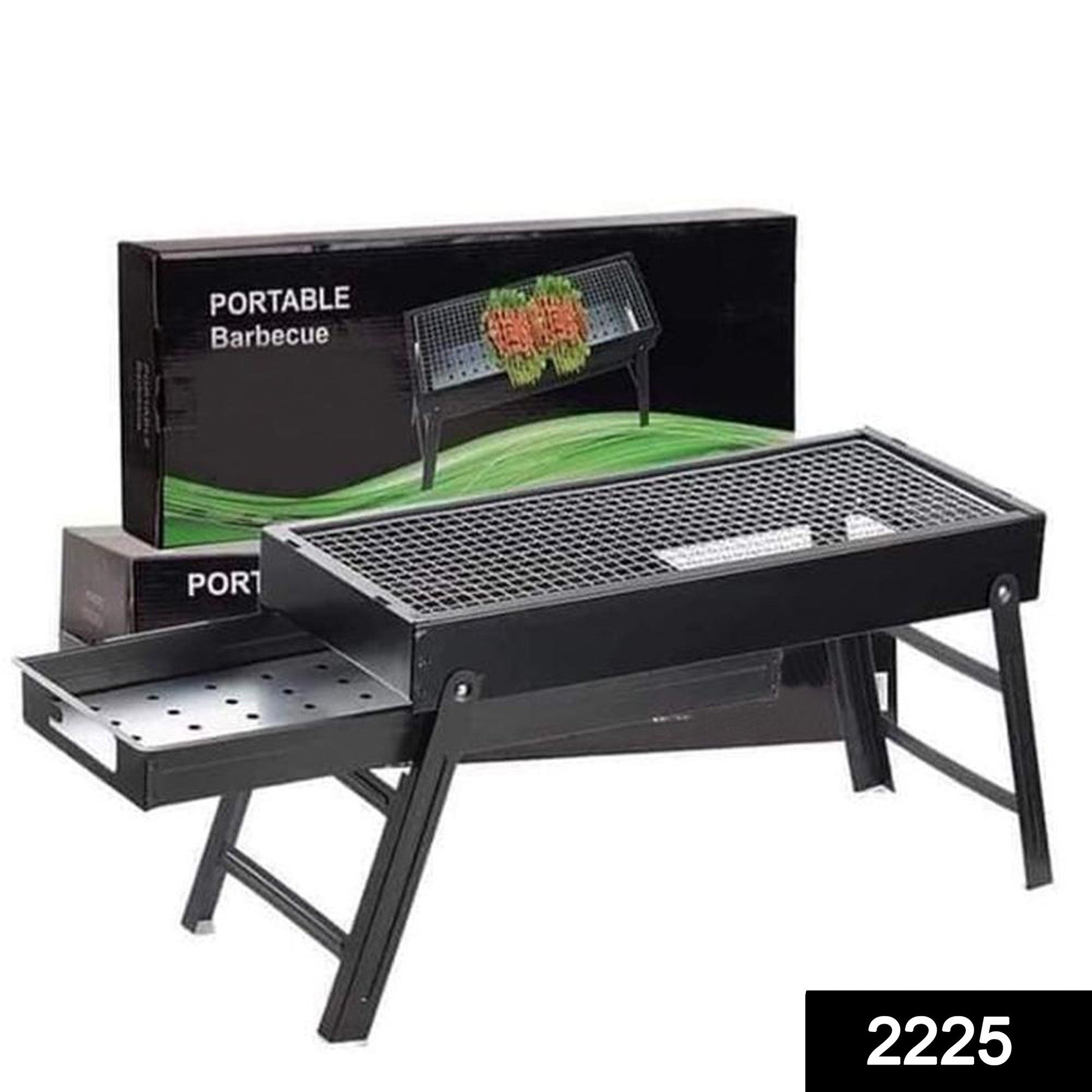 Folding Portable Barbeque BBQ Grill Set for Outdoor and Home - Springkart 