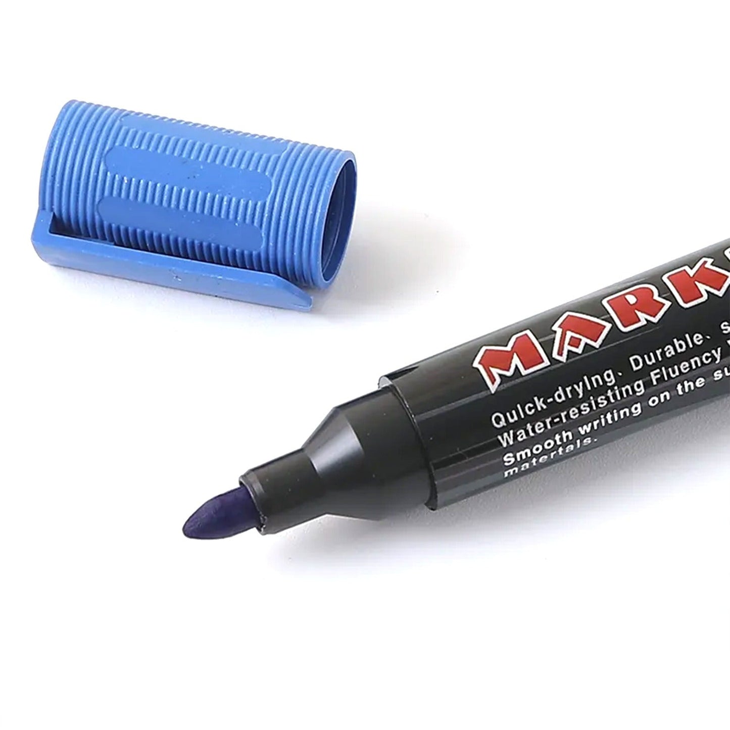 Black Permanent Marker Leak Proof Marker Craftworks, School Projects and Other | Suitable for Office and Home Use (Pack Of 12 Pc) - Springkart 