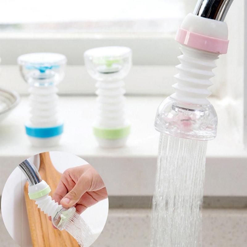 224 Faucet Anti-splash Expandable Head Nozzle Bathroom Tap Adjustable Splash Sprinkler Head Sprinkler Water Saving Device Faucet Regulator (Multi Color) - Springkart 