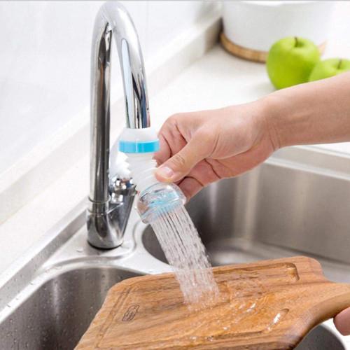 224 Faucet Anti-splash Expandable Head Nozzle Bathroom Tap Adjustable Splash Sprinkler Head Sprinkler Water Saving Device Faucet Regulator (Multi Color) - Springkart 