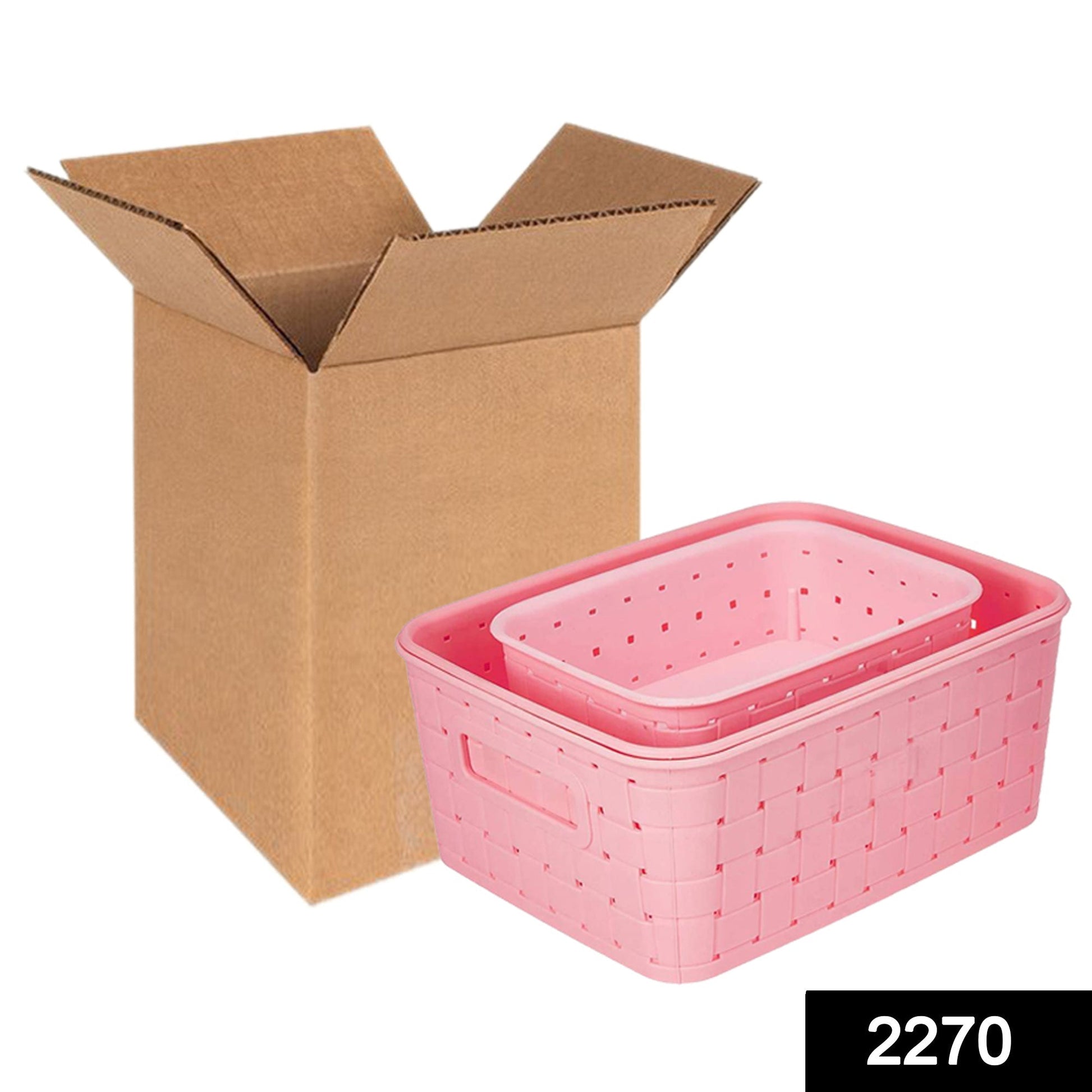 Multipurpose Smart Shelf Basket Storage Basket (Set 3 Pc) - Springkart 