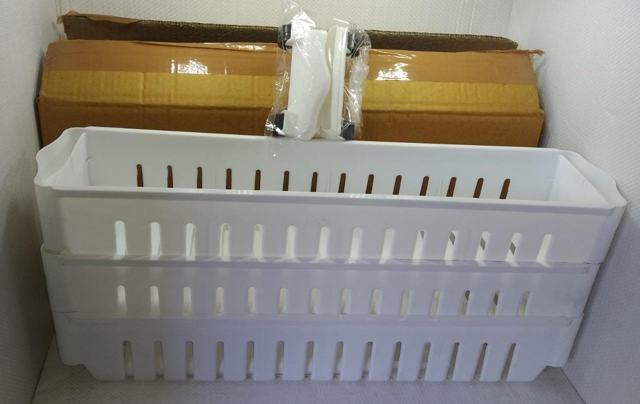 Multipurpose 3 Layer Slim Side Space Saving Storage Organizer Rack Shelf - Springkart 