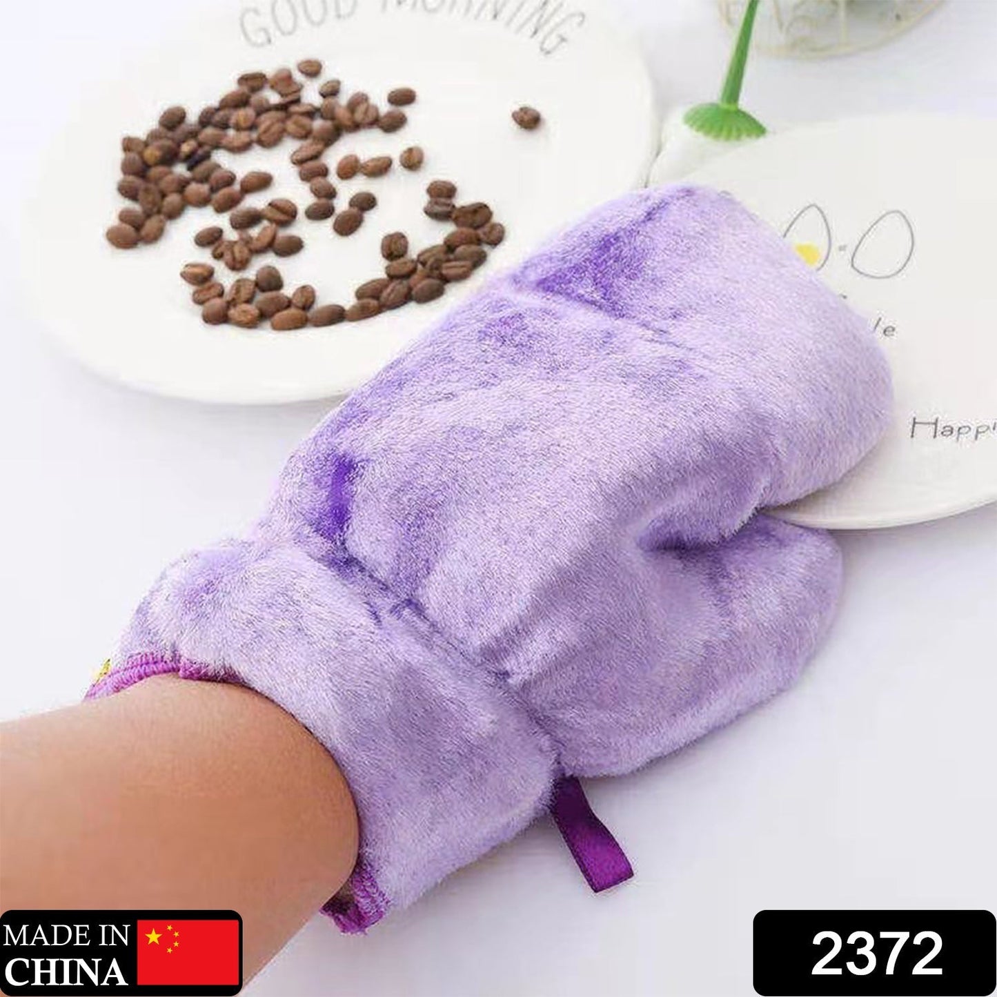 Fiber Reusable Multipurpose Dishwashing Gloves Household Kitchen ( 1 pc ) - Springkart 