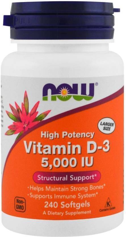 Now Foods Vitamin D-3 (240 x 1 g)