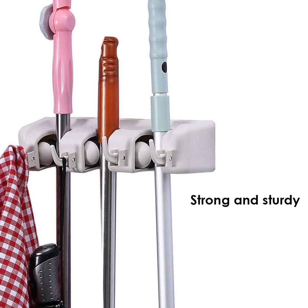 240 3 Layer Mop And Broom Holder - Springkart 