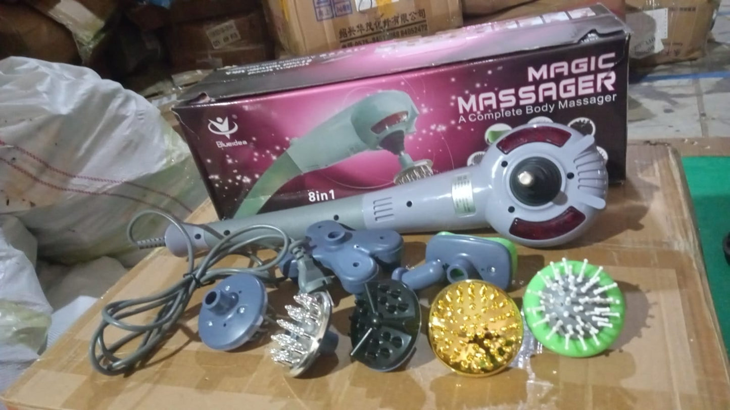 Electric 8 In 1 Full Body Massager, Magic Massager (1 Set) - Springkart 