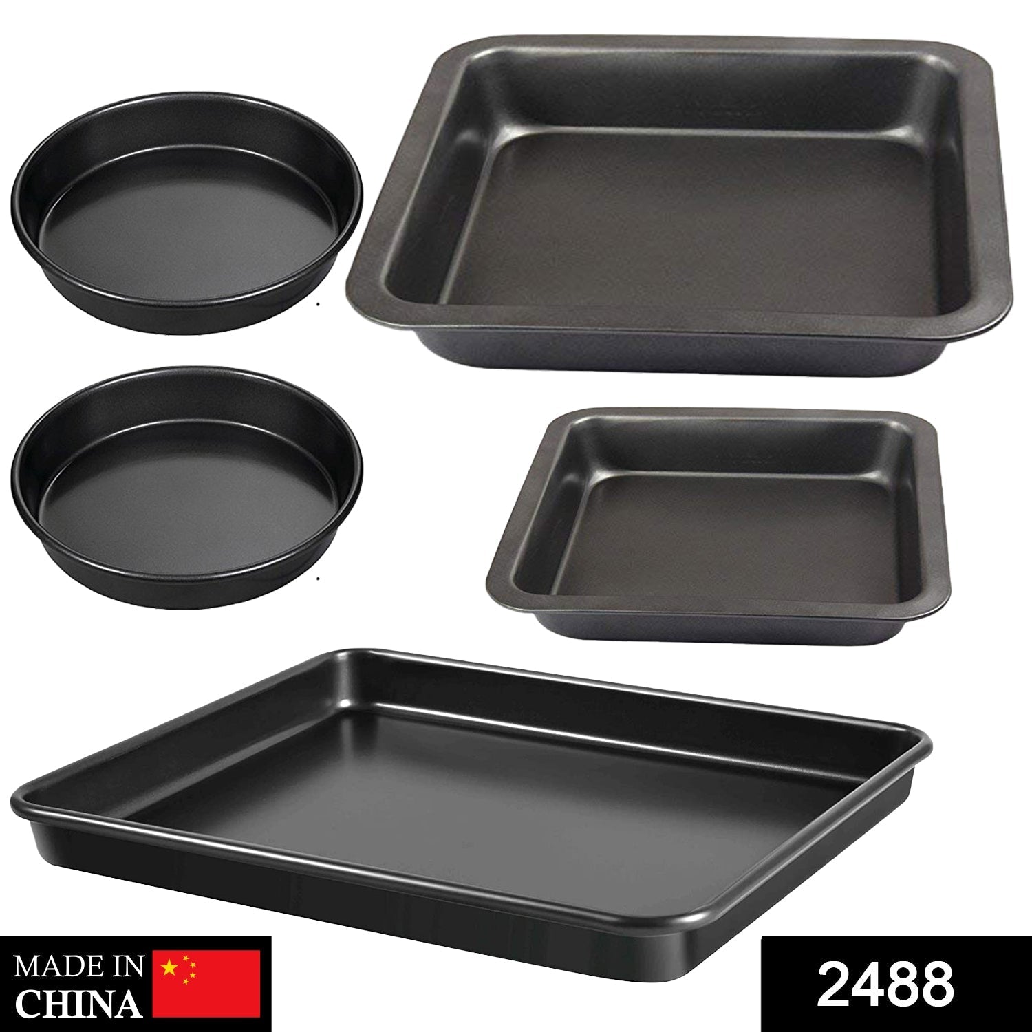 Carbon Steel Oven Bakeware Baking Set - Springkart 