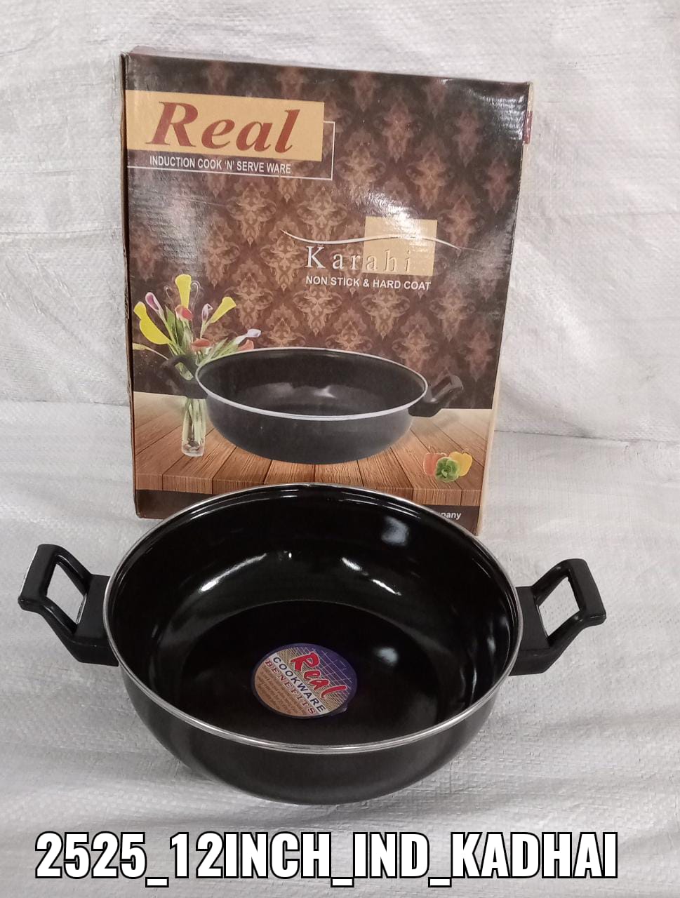 Induction Base Hard Anodized Kadhai Nonstick - Springkart 