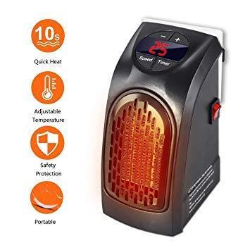 Electric Mini Handy Heater Plug-In Wall (400w) - Springkart 