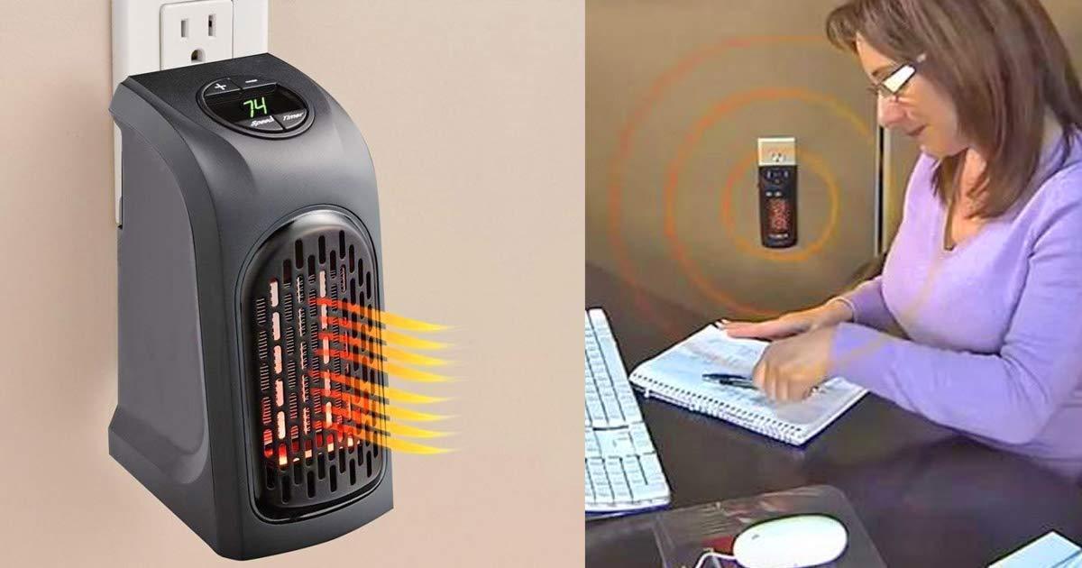 Electric Mini Handy Heater Plug-In Wall (400w) - Springkart 