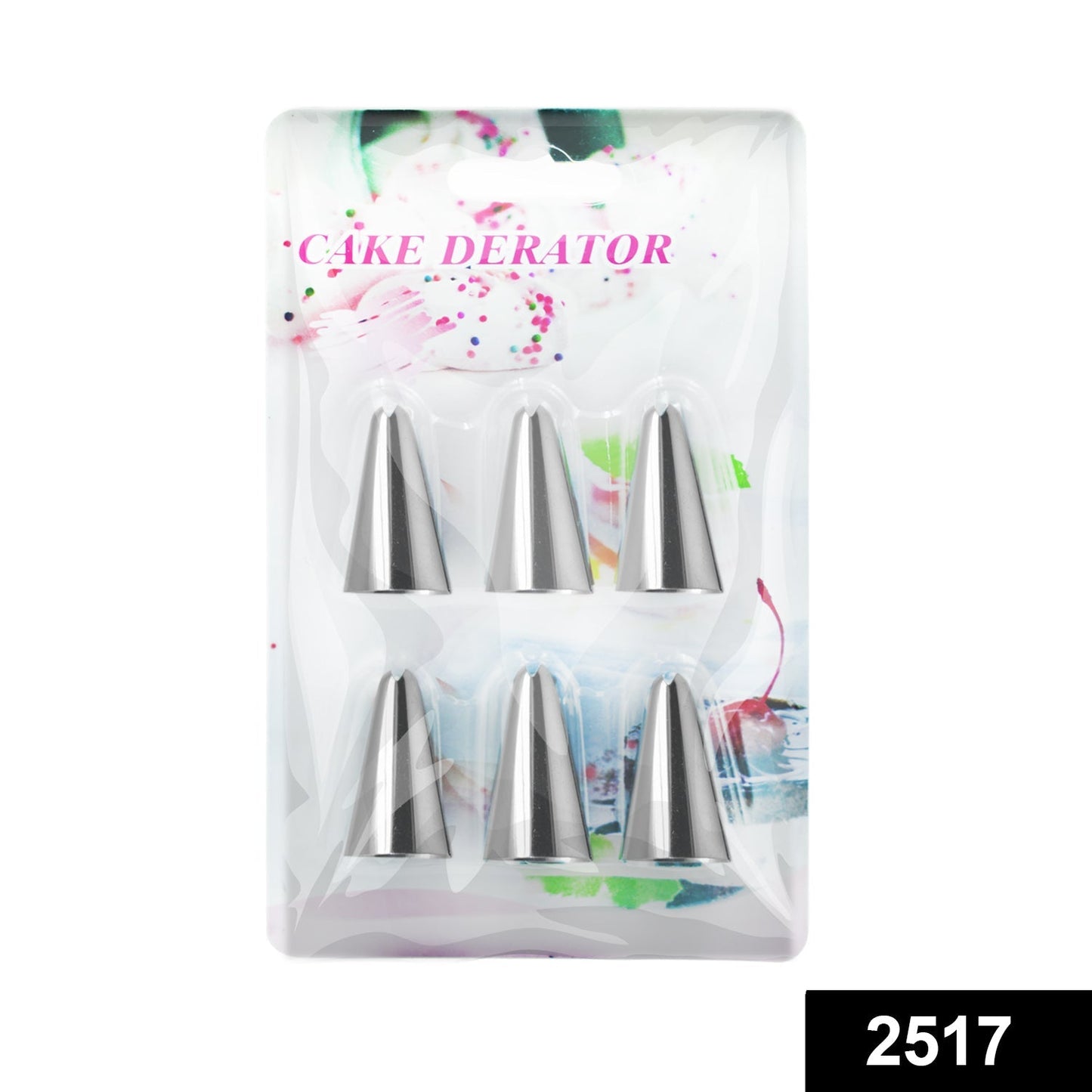 Cake Decorating Stainless Steel Nozzle (6pcs) - Springkart 