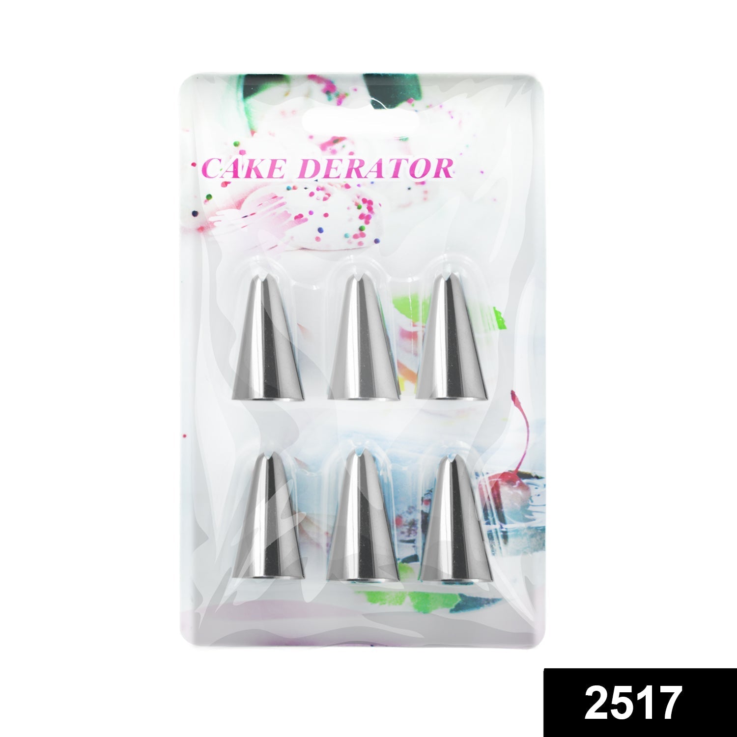 Cake Decorating Stainless Steel Nozzle (6pcs) - Springkart 
