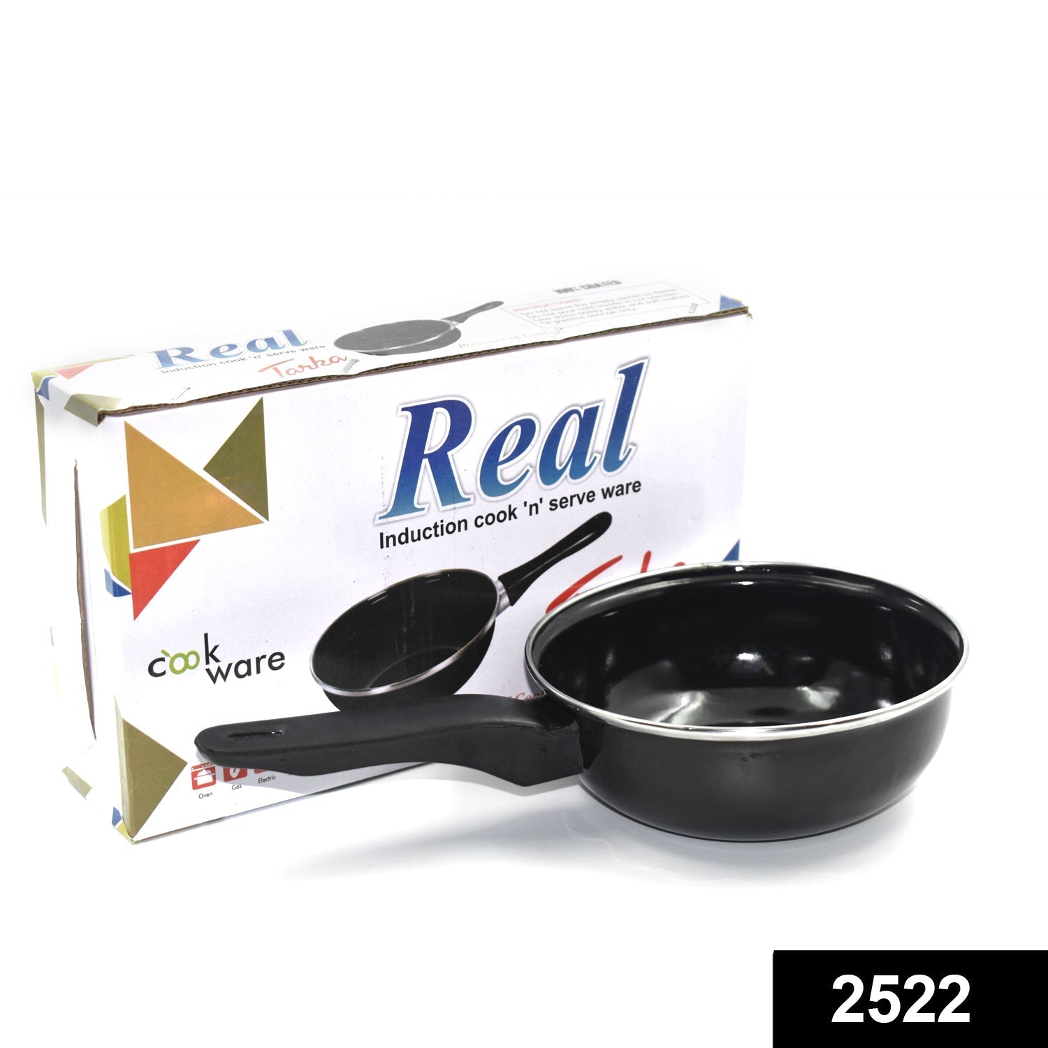 Non-Stick Gas Compatible Fry Pan Without Lid - Springkart 