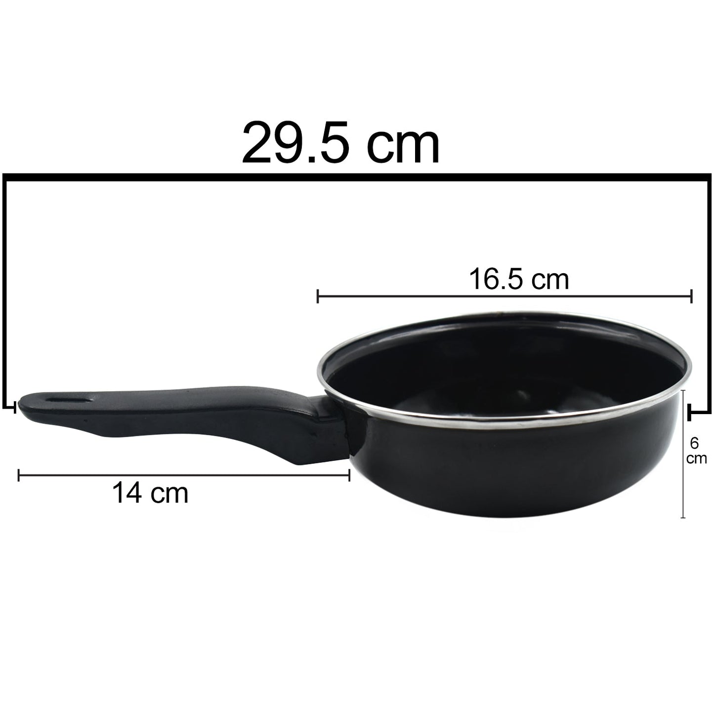 Non-Stick Gas Compatible Fry Pan Without Lid - Springkart 