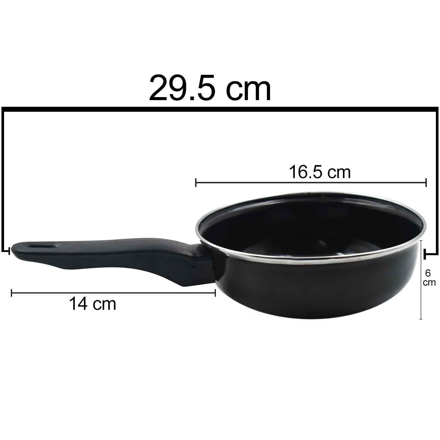Non-Stick Gas Compatible Fry Pan Without Lid - Springkart 