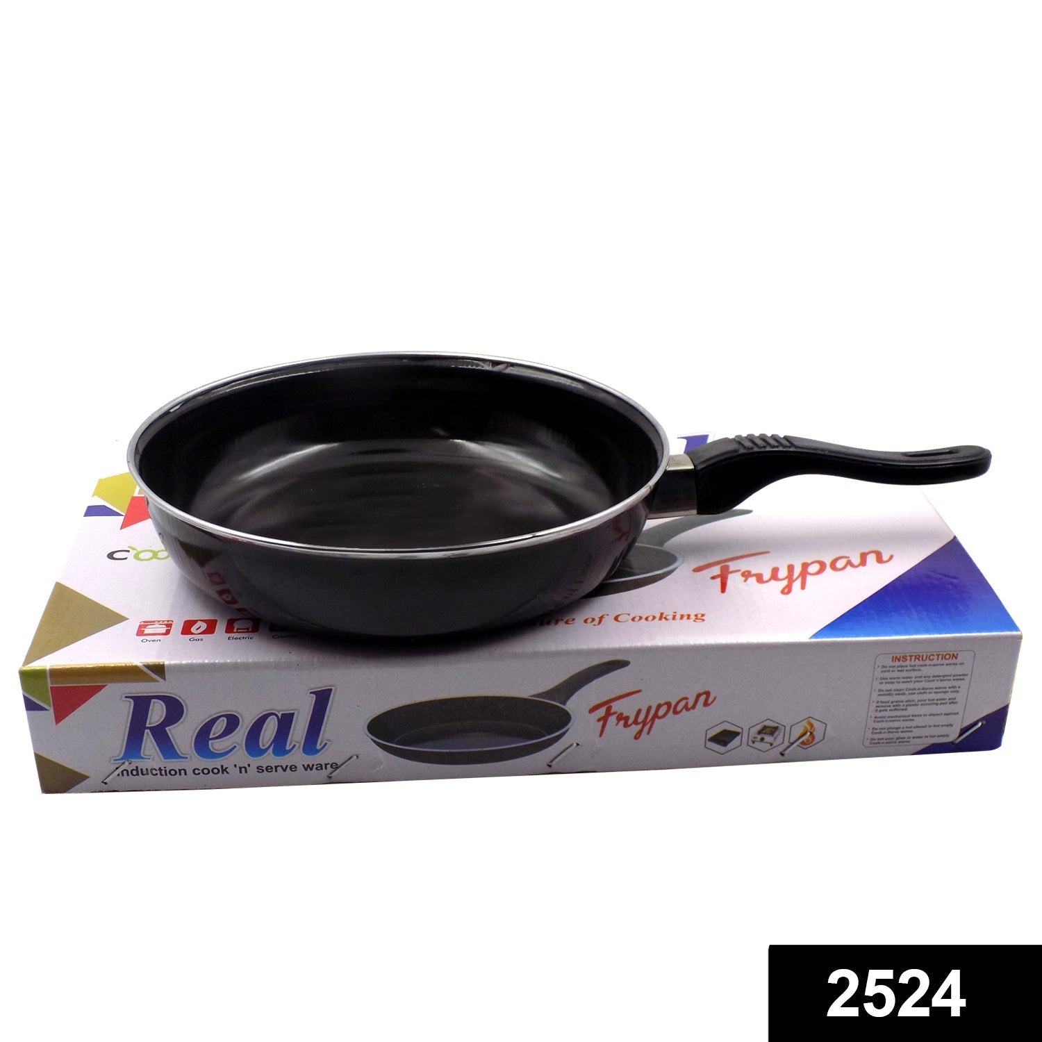 Induction Base Hard Anodized Tadka Fry Pan Nonstick - Springkart 