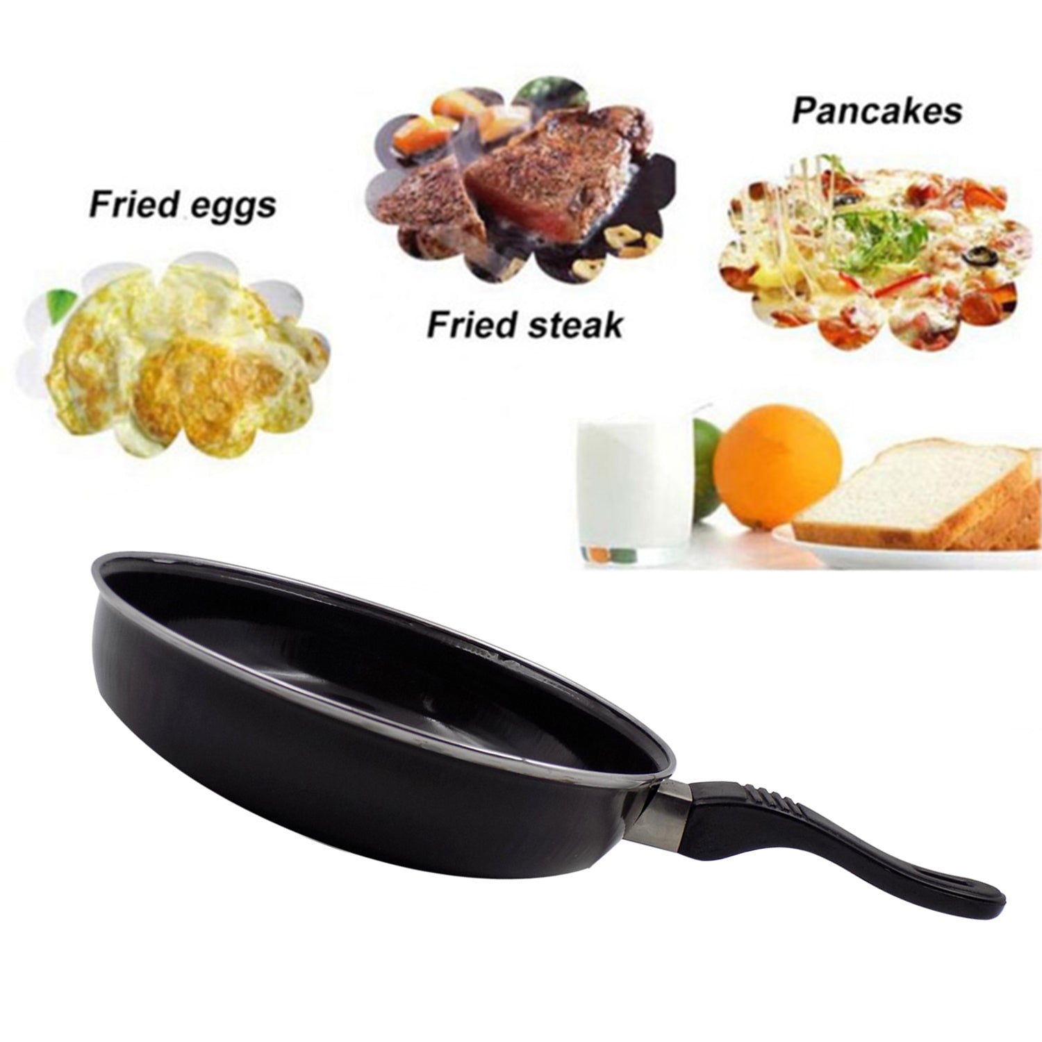 Induction Base Hard Anodized Tadka Fry Pan Nonstick - Springkart 