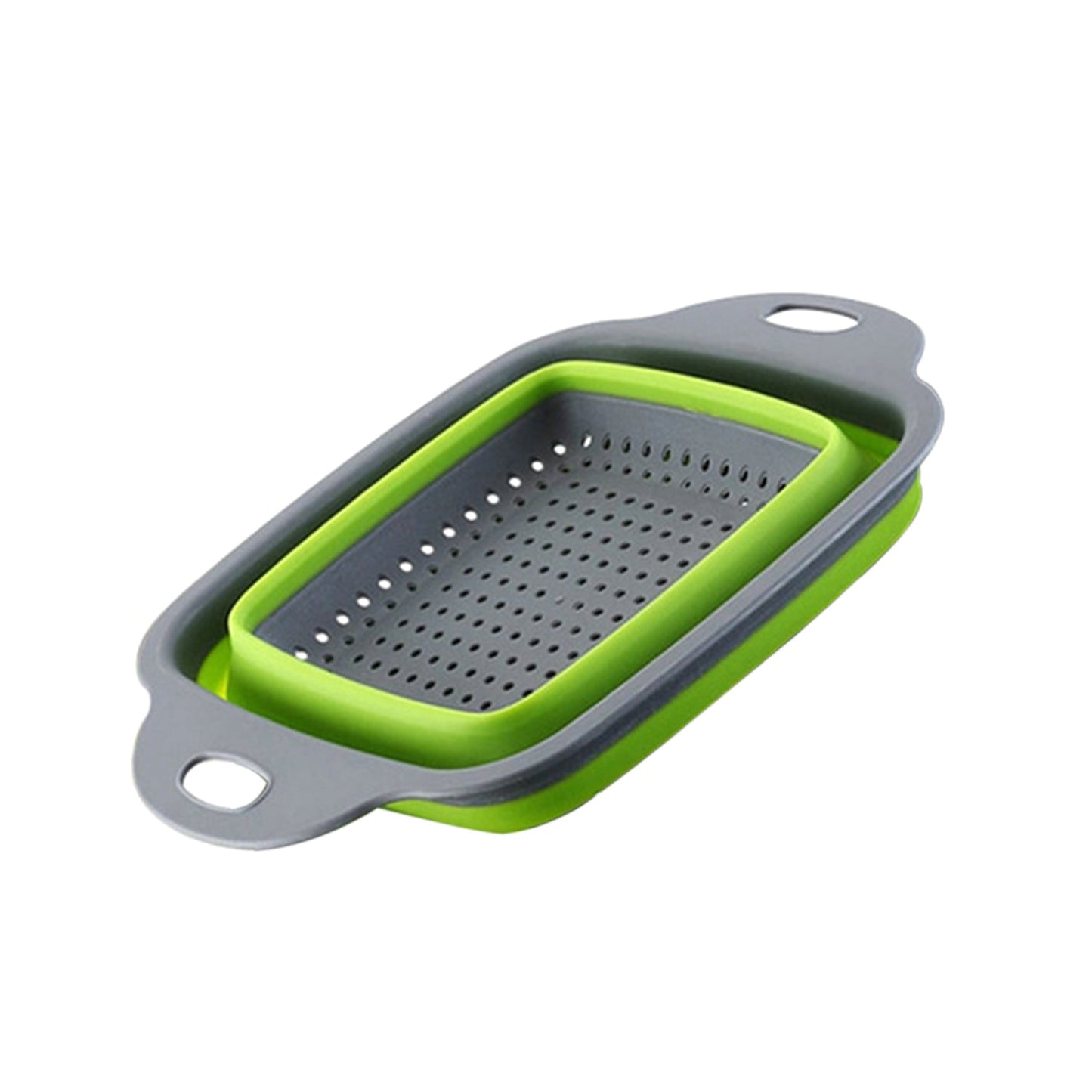 Silicone Square Plastic Folding Collapsible Durable Kitchen Sink Dish Rack - Springkart 