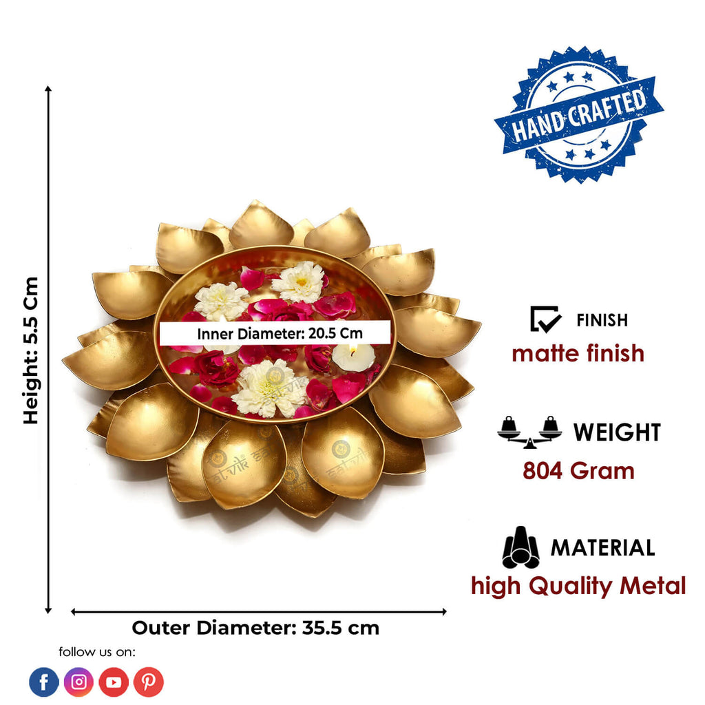 Decorative Metal Urli for home decor at best price