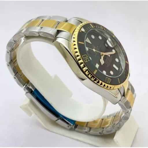 Rolex Submariner Black Dial Dual Tone Bracelet First Copy Watch