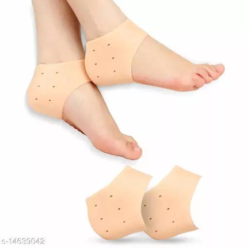 Silicone Gel Heel Pad Socks for Pain Relief - 1 Pair - Springkart 