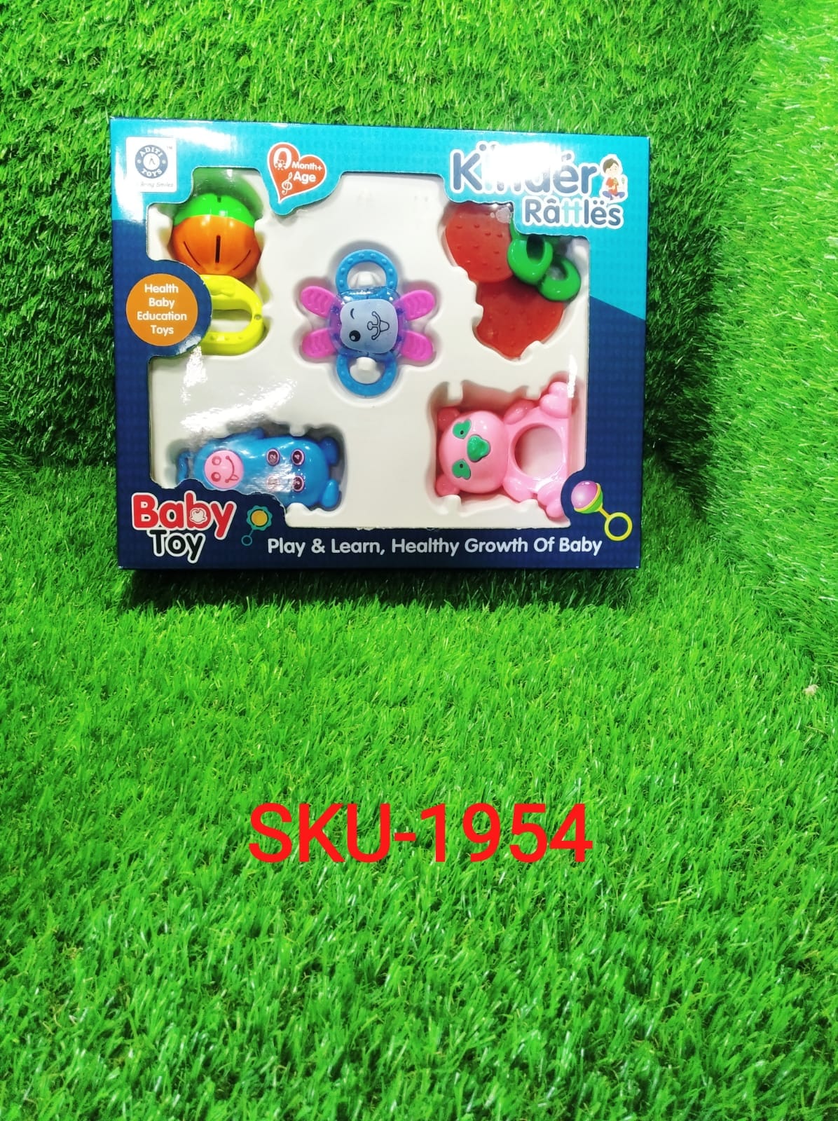 AT54 Rattles Baby Toy and game for kids and babies for playing and enjoying purposes. - Springkart 