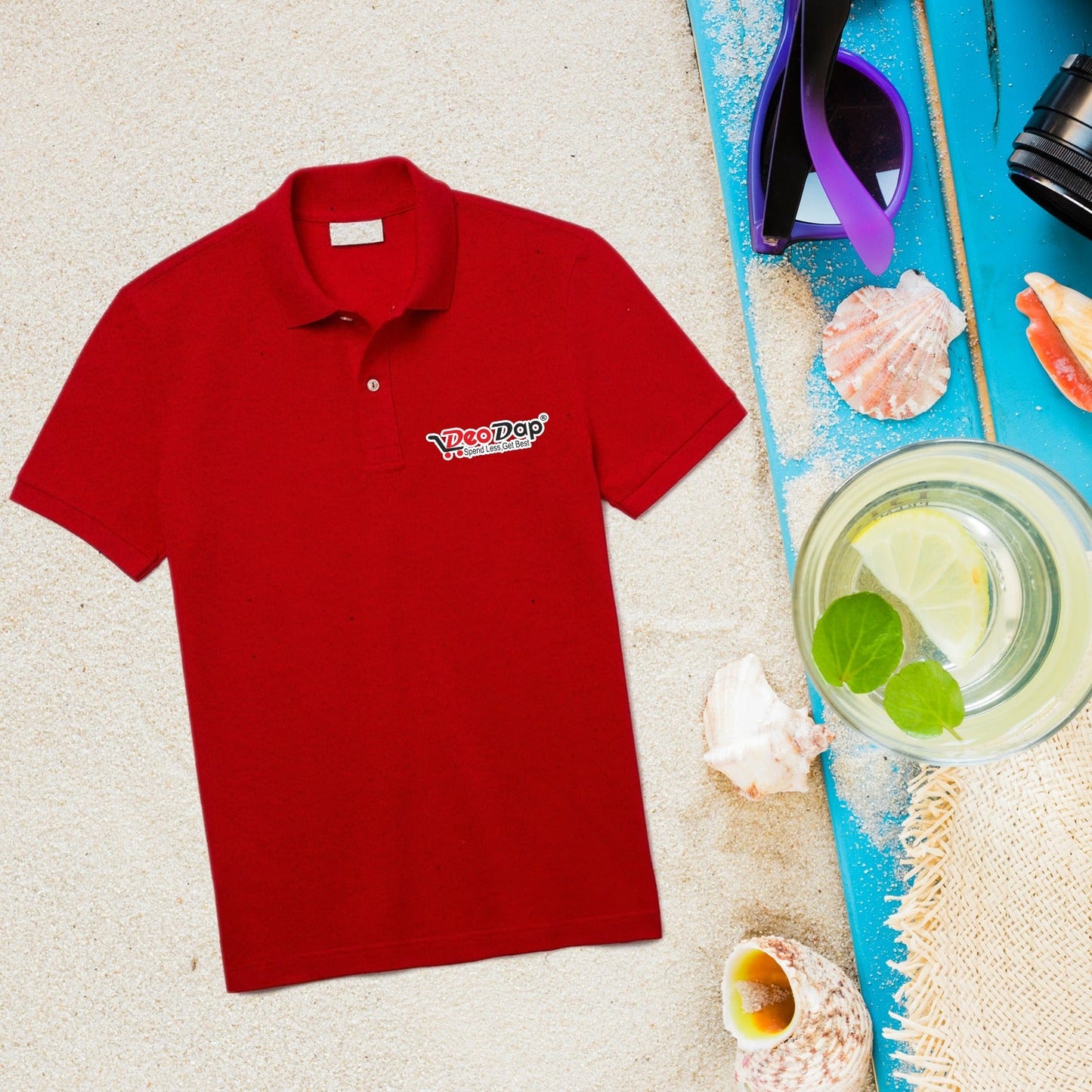 Deodap T-Shirt Soft & Premium T-Shirt Deodap Uniform T-Shirt (1 Pc ) - Springkart 