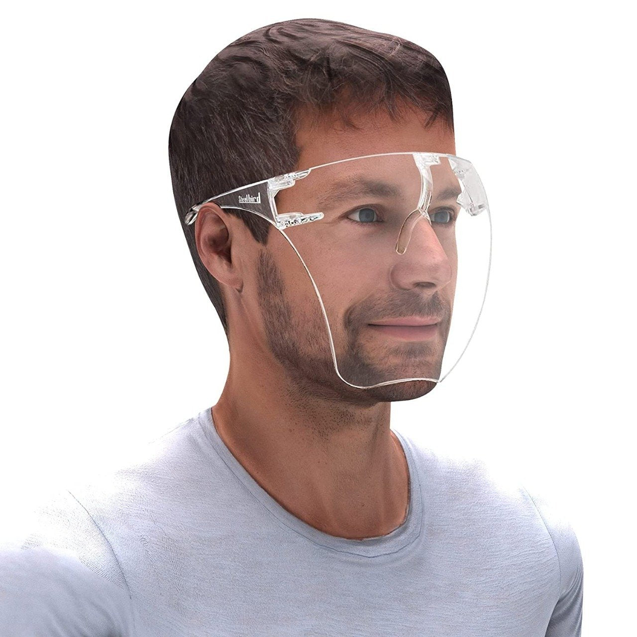 Multipurpose Clear Face Shield Anti-fog Anti-Scratch Protective Fashion Wear for Men - Springkart 