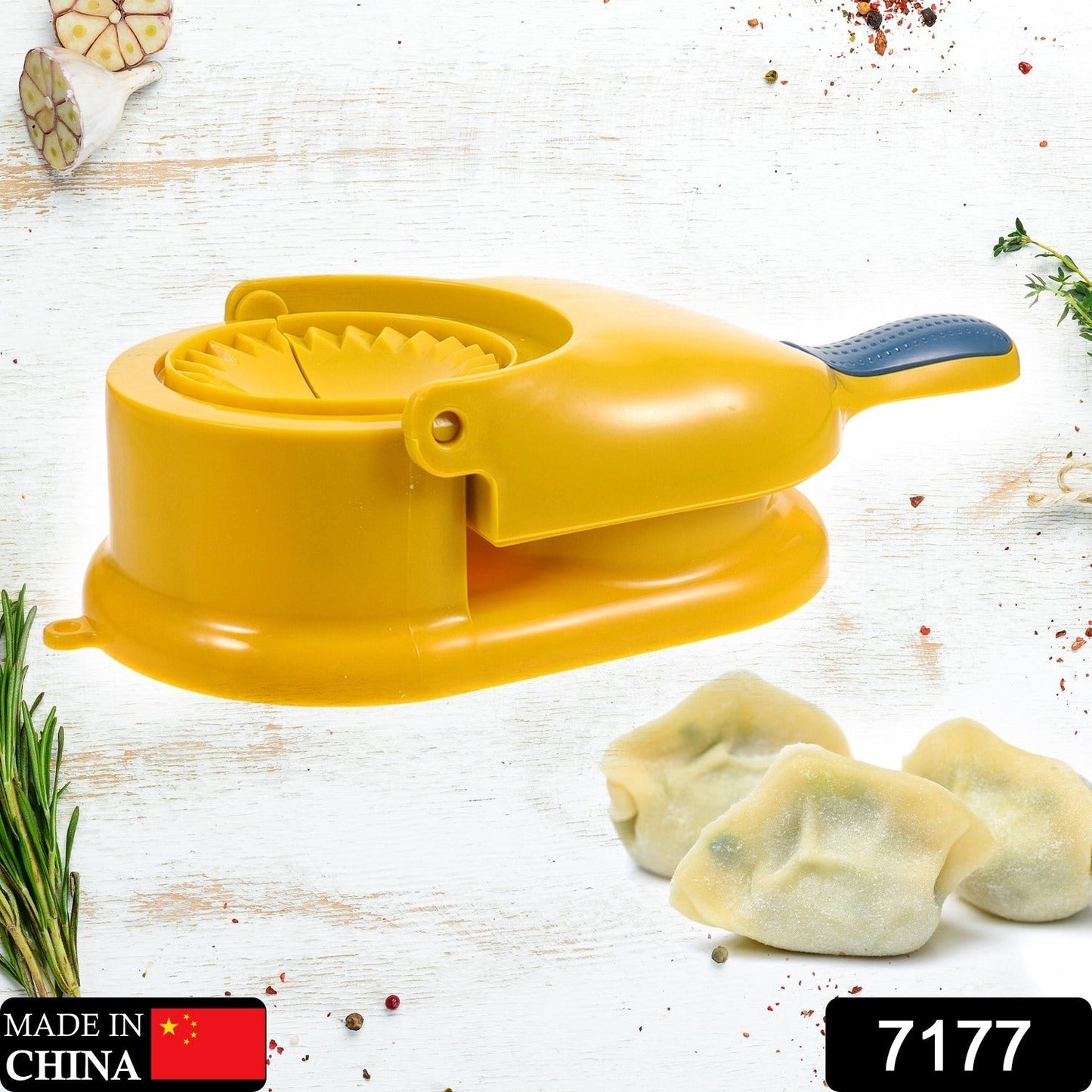 DUMPLING SKIN PRESS MOULD FOR GUJIYA , GHUGHRA , MOMOS MAKING, 2 IN 1 DUMPLING MAKER MOULD MACHINE, KITCHEN DUMPLING MAKING TOOL - Springkart 