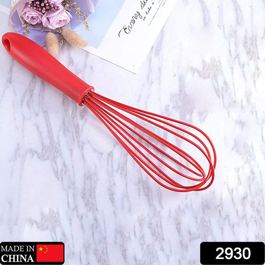 Manual Whisk Mixer Silicone Whisk, Cream Whisk, Flour Mixer, Rotary Egg Mixer, Kitchen Baking Tool. - Springkart
