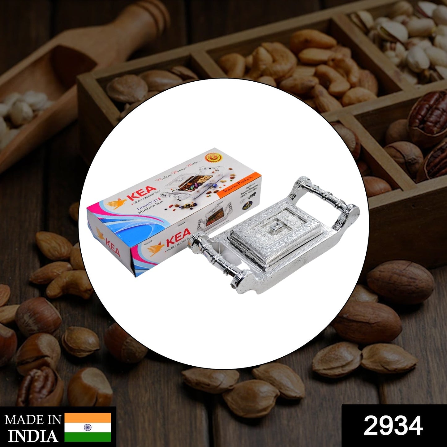Decorative Platter Dry Fruit Mukhvas Serving Tray - Springkart 