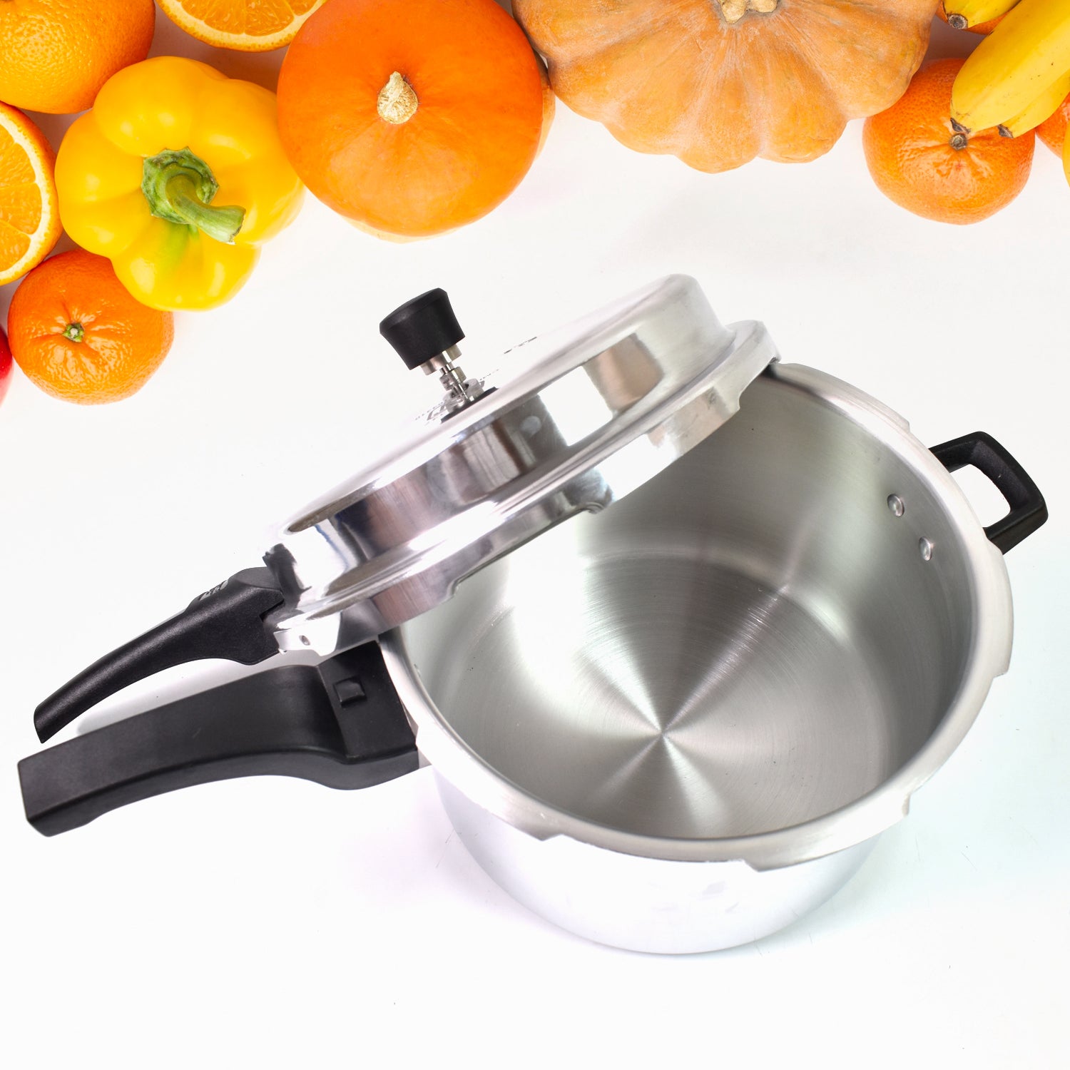 Aluminium Classic Goldex Pressure Cookers With Outer Lid (7.5 Litres) - Springkart 