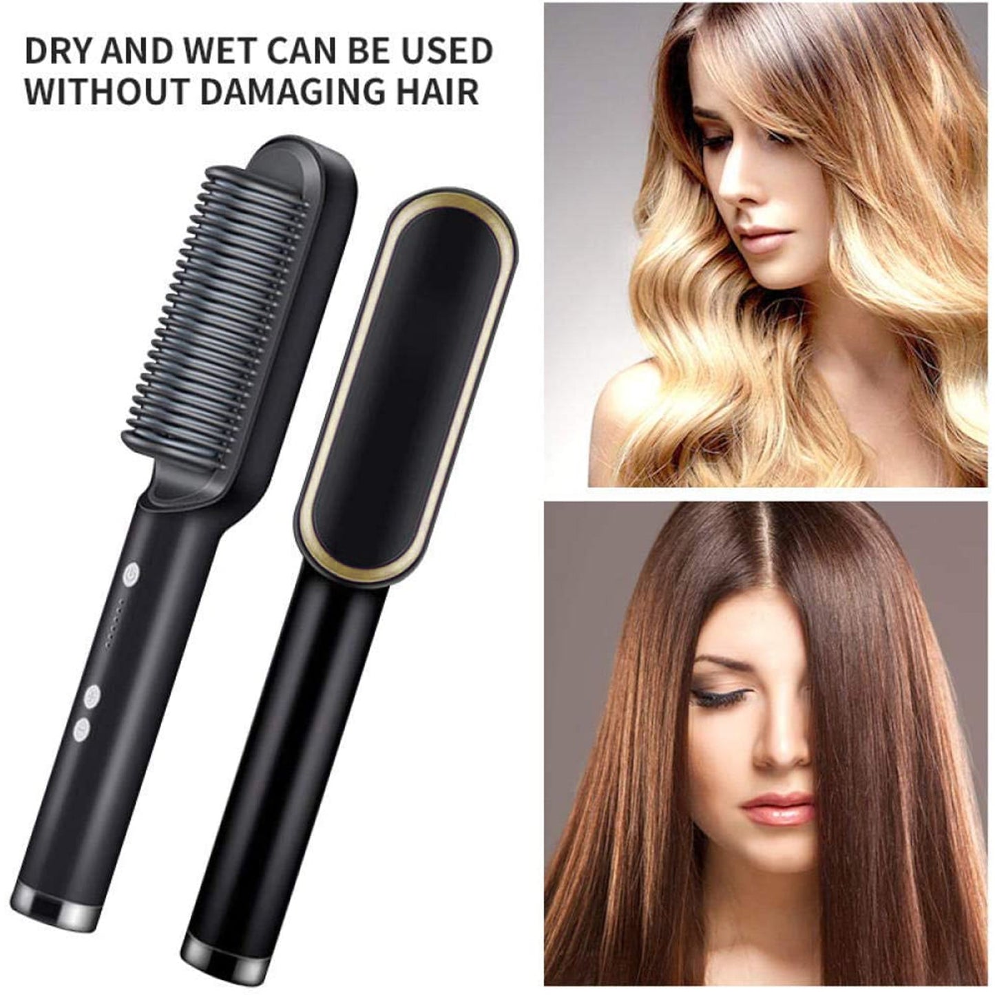 6168 Hqt-909b Hair Straightener Used While Massaging Hair Scalps And Head. - Springkart 