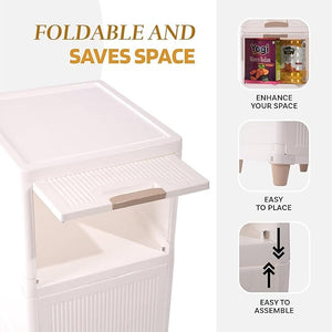 2-Layer Multipurpose Plastic Storage Drawer Organizer for Home, Office & Kids Room