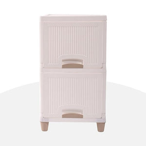2-Layer Multipurpose Plastic Storage Drawer Organizer for Home, Office & Kids Room