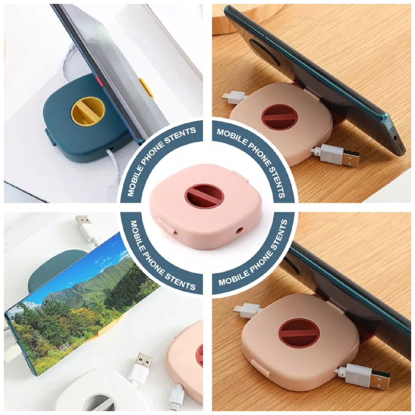 6418 Portable Travel Organiser Case For Data Cables Charger Pen Drives Memory Card - Springkart 