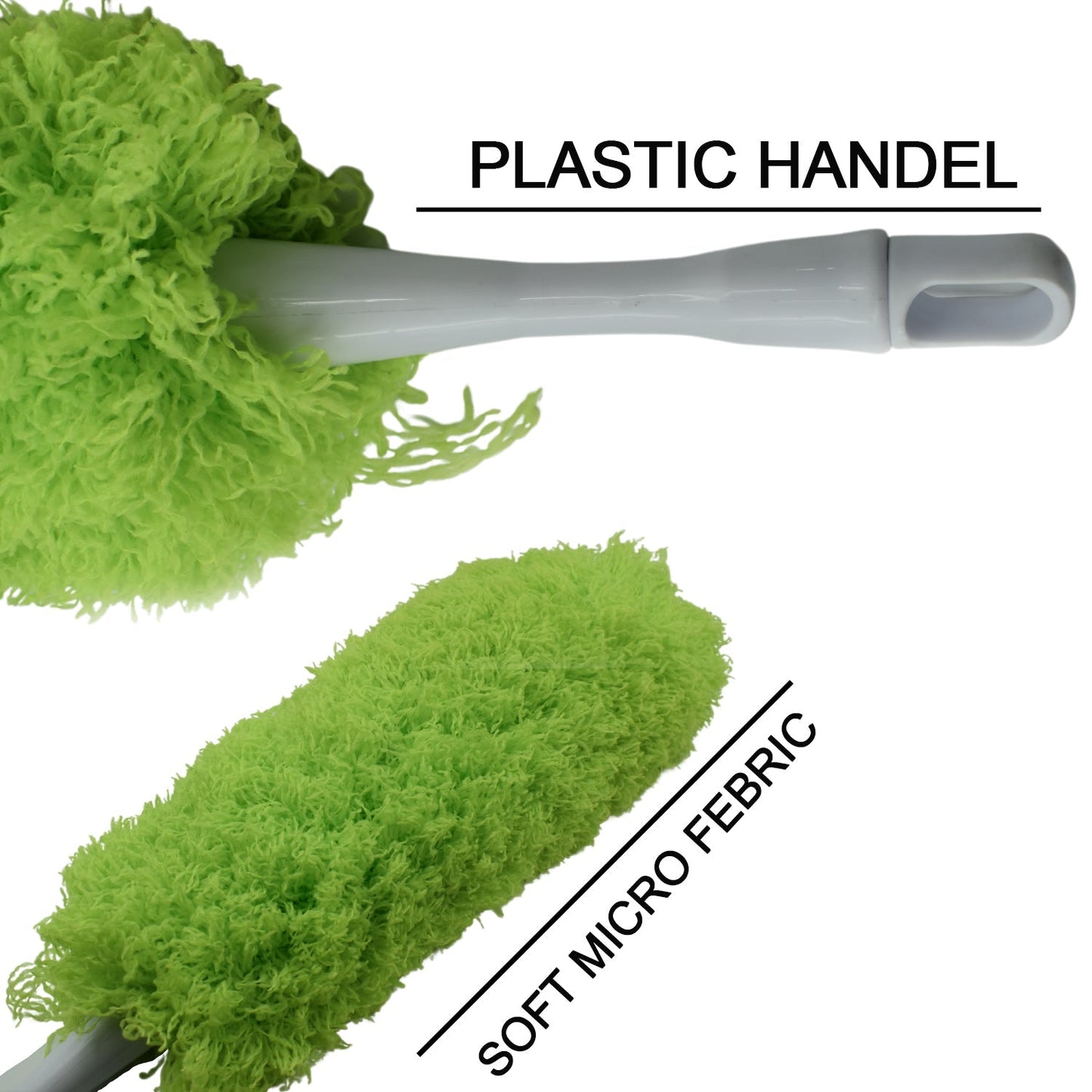 Microfiber Fold Duster used in all household and official places for cleaning and dusting purposes etc. - Springkart 