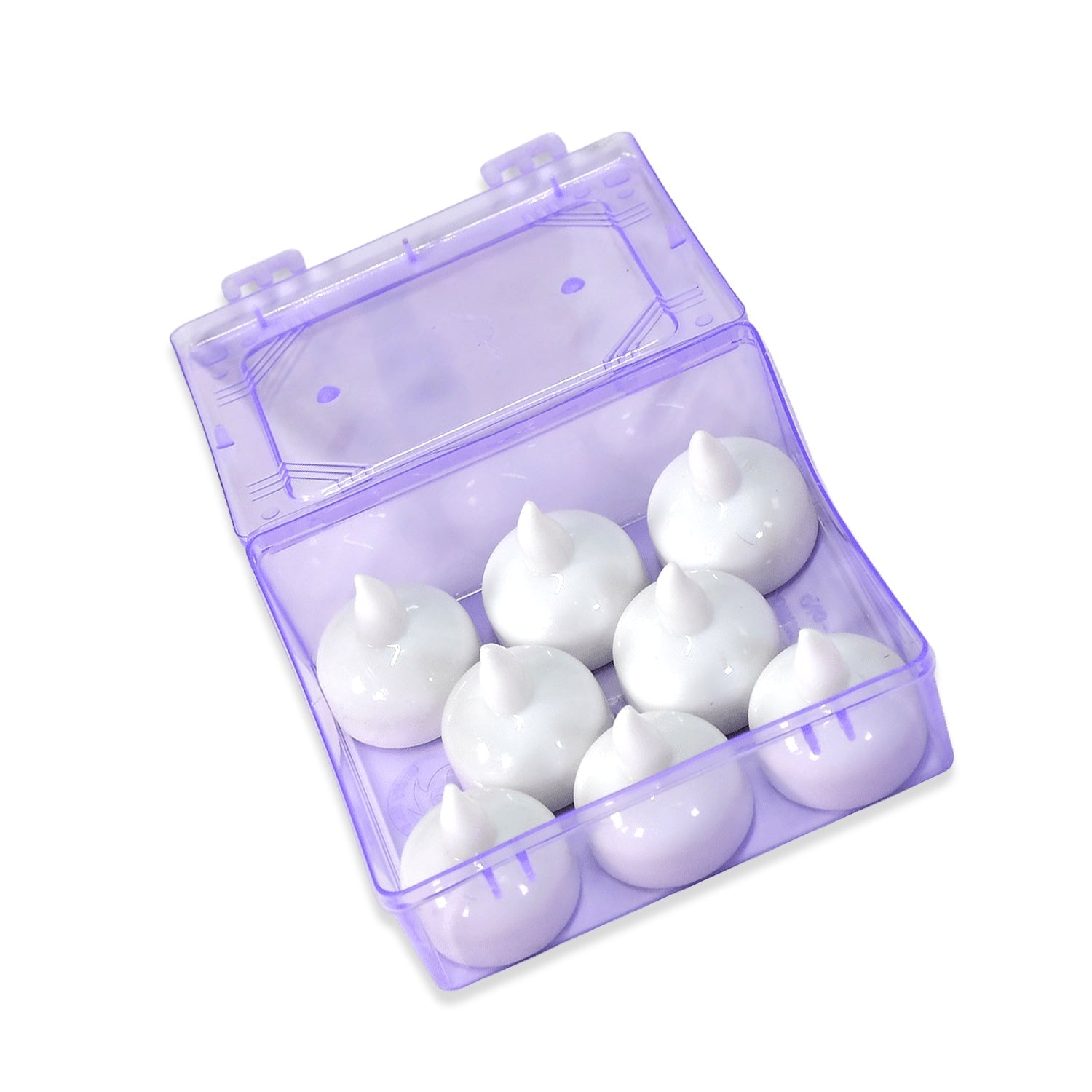 Set of 8Pcs With transparent box. Flameless Floating Candles Battery Operated Tea Lights Tealight Candle - Decorative, Wedding. - Springkart 