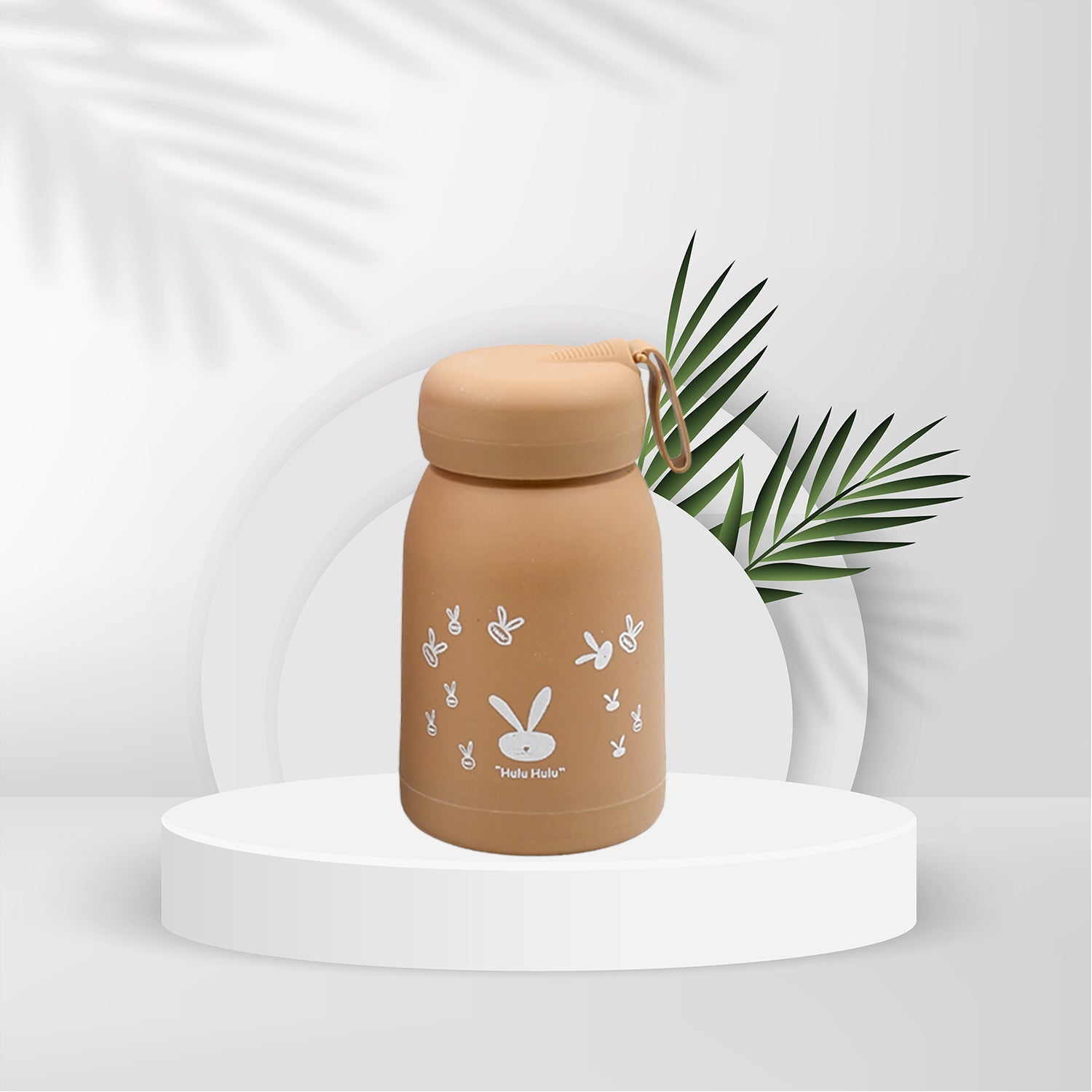 Cute water bottle for kids - 330 ml Cute Bunny Water Bottle | Cute Rabit Print Water Bottle for Boys and Girls | Kids Return Gift | Water Bottle Sipper | Insulated Water Bottle (MOQ :- 100 Pc) - Springkart 